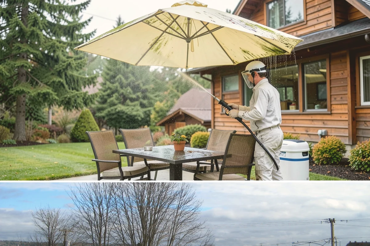 Roof Debris Removal in Langley, Island County, WA - Late fall after the leaves drop is ideal, with a spring visit to clear winter accumulation.