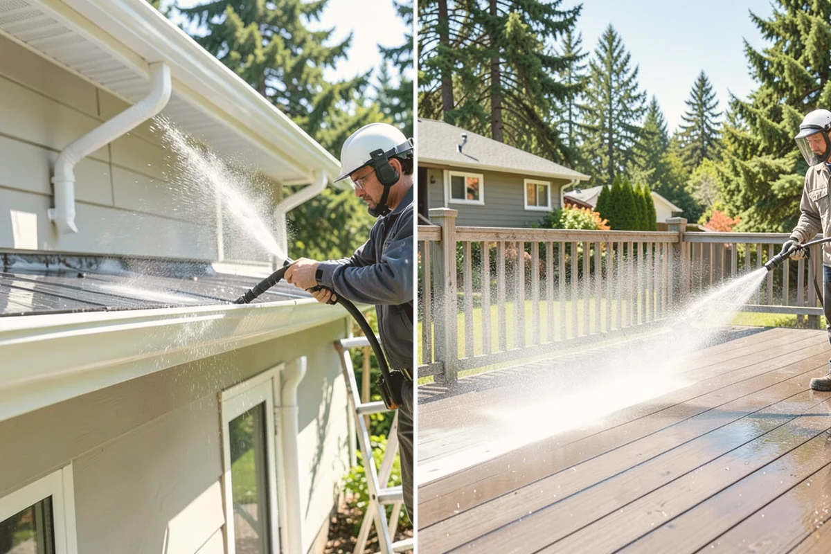 Roof Debris Removal in Lynnwood, Snohomish County, WA - Inspect valleys, eaves, and behind rooftop obstructions