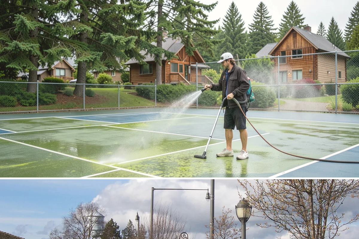 Roof Debris Removal in Marysville, Snohomish County, WA - Late fall after the leaves drop is ideal, with a spring visit to clear winter accumulation.