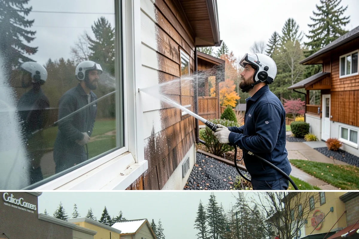 Roof Debris Removal in Mill Creek, Snohomish County, WA - Late fall after the leaves drop is ideal, with a spring visit to clear winter accumulation.