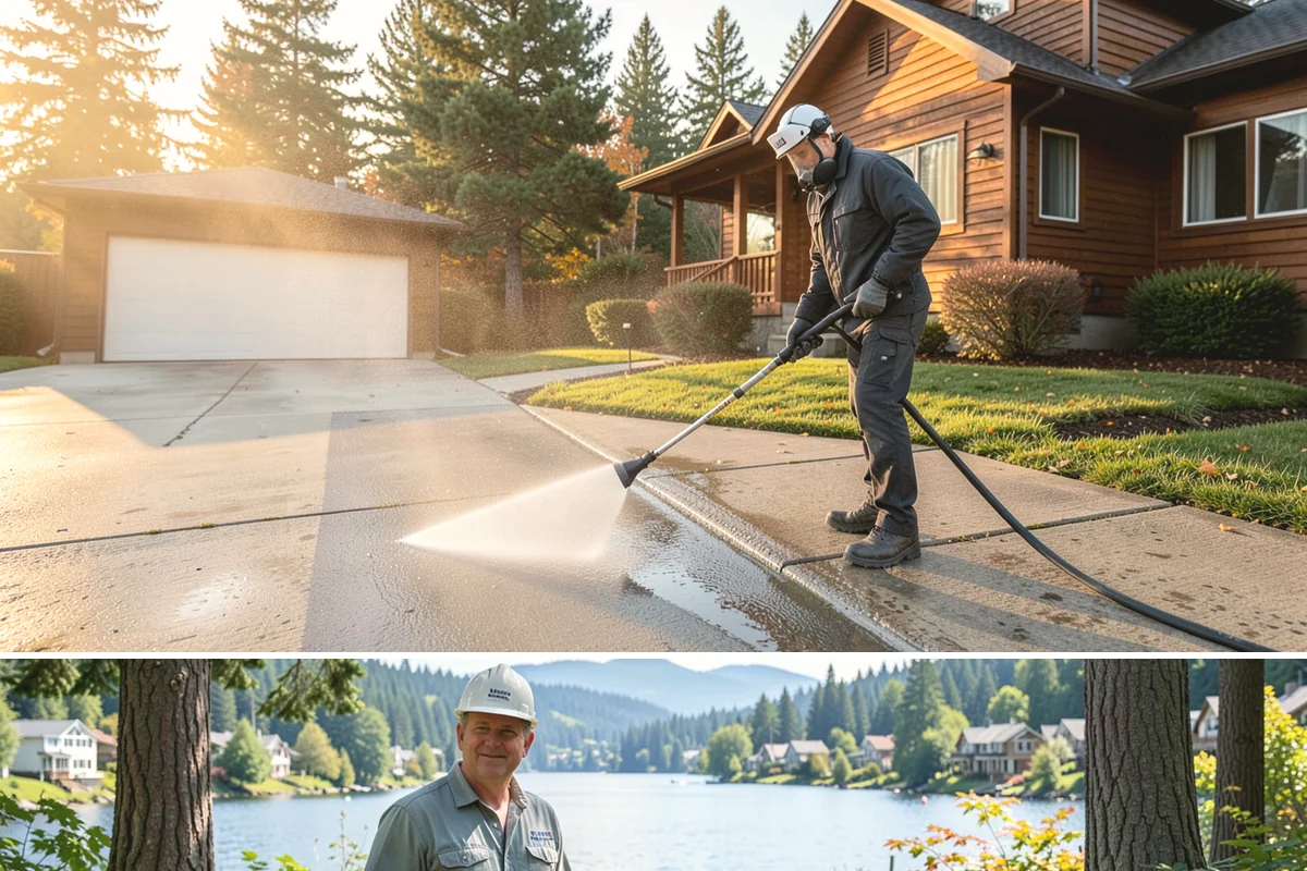 Roof Debris Removal in Milton, King County, WA - Late fall after the leaves drop is ideal, with a spring visit to clear winter accumulation.