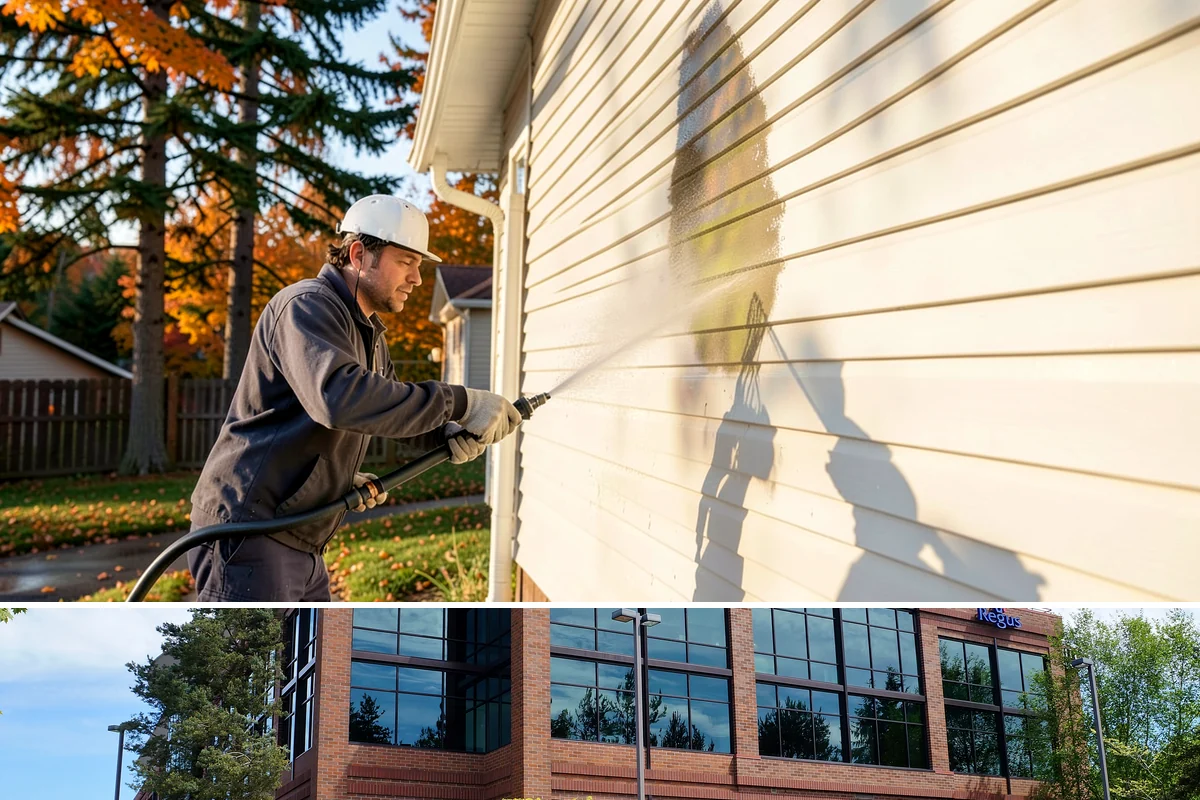 Roof Debris Removal in Mountlake Terrace, Snohomish County, WA - Late fall after the leaves drop is ideal, with a spring visit to clear winter accumulation.