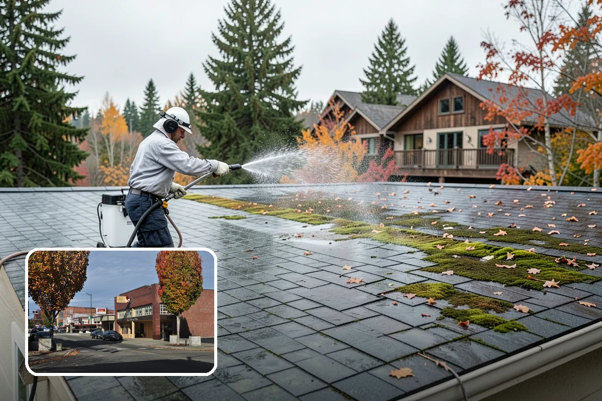Roof Debris Removal in Puyallup, Pierce County, WA - Restores proper rainwater drainage across the roof