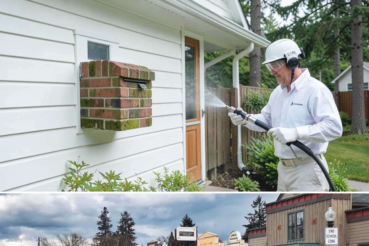 Roof Debris Removal in Roy, Pierce County, WA - Late fall after the leaves drop is ideal, with a spring visit to clear winter accumulation.