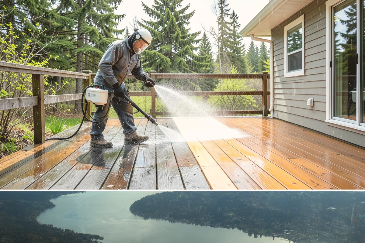 Roof Debris Removal in Sammamish, King County, WA - Late fall after the leaves drop is ideal, with a spring visit to clear winter accumulation.