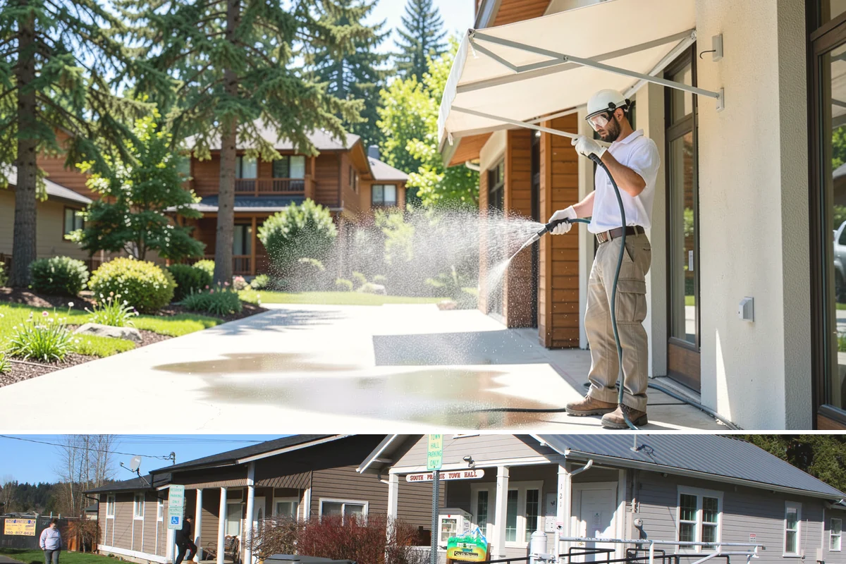 Roof Debris Removal in South Prairie, Pierce County, WA - Late fall after the leaves drop is ideal, with a spring visit to clear winter accumulation.