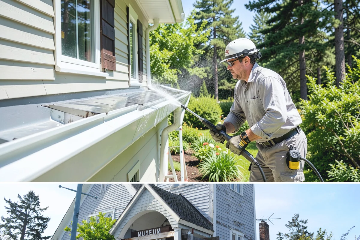 Roof Debris Removal in Steilacoom, Pierce County, WA - Late fall after the leaves drop is ideal, with a spring visit to clear winter accumulation.