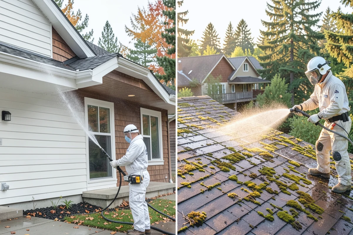 Roof Debris Removal in Wilkeson, Pierce County, WA - Inspect valleys, eaves, and behind rooftop obstructions