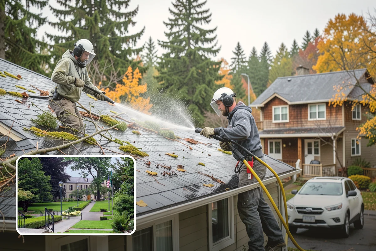 Roof Debris Removal in Woodinville, King County, WA - Restores proper rainwater drainage across the roof