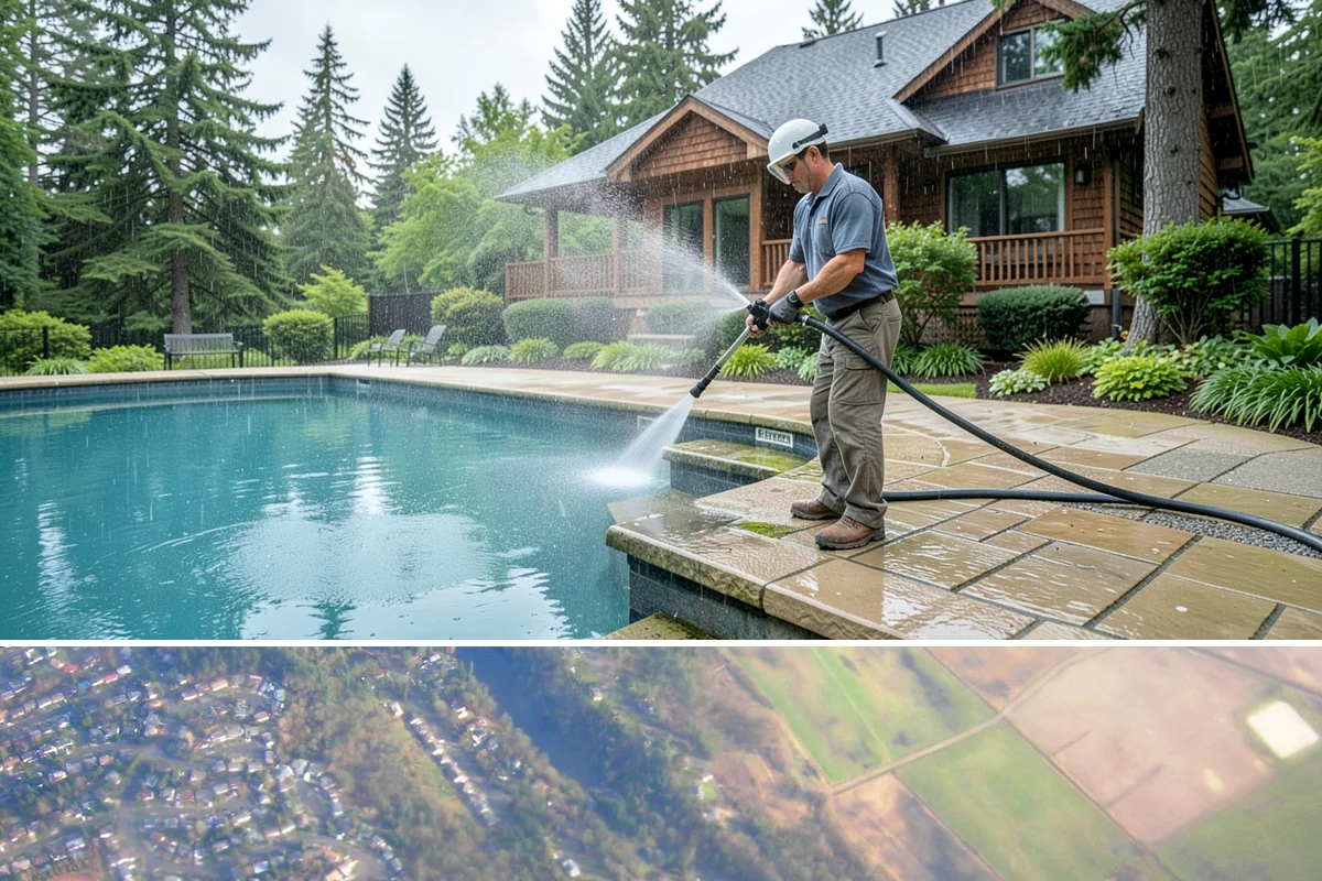 Roof Lichen Removal in Algona, King County, WA - Treat lichen during dry summer weather so extended dwell treatments are not diluted by rain.