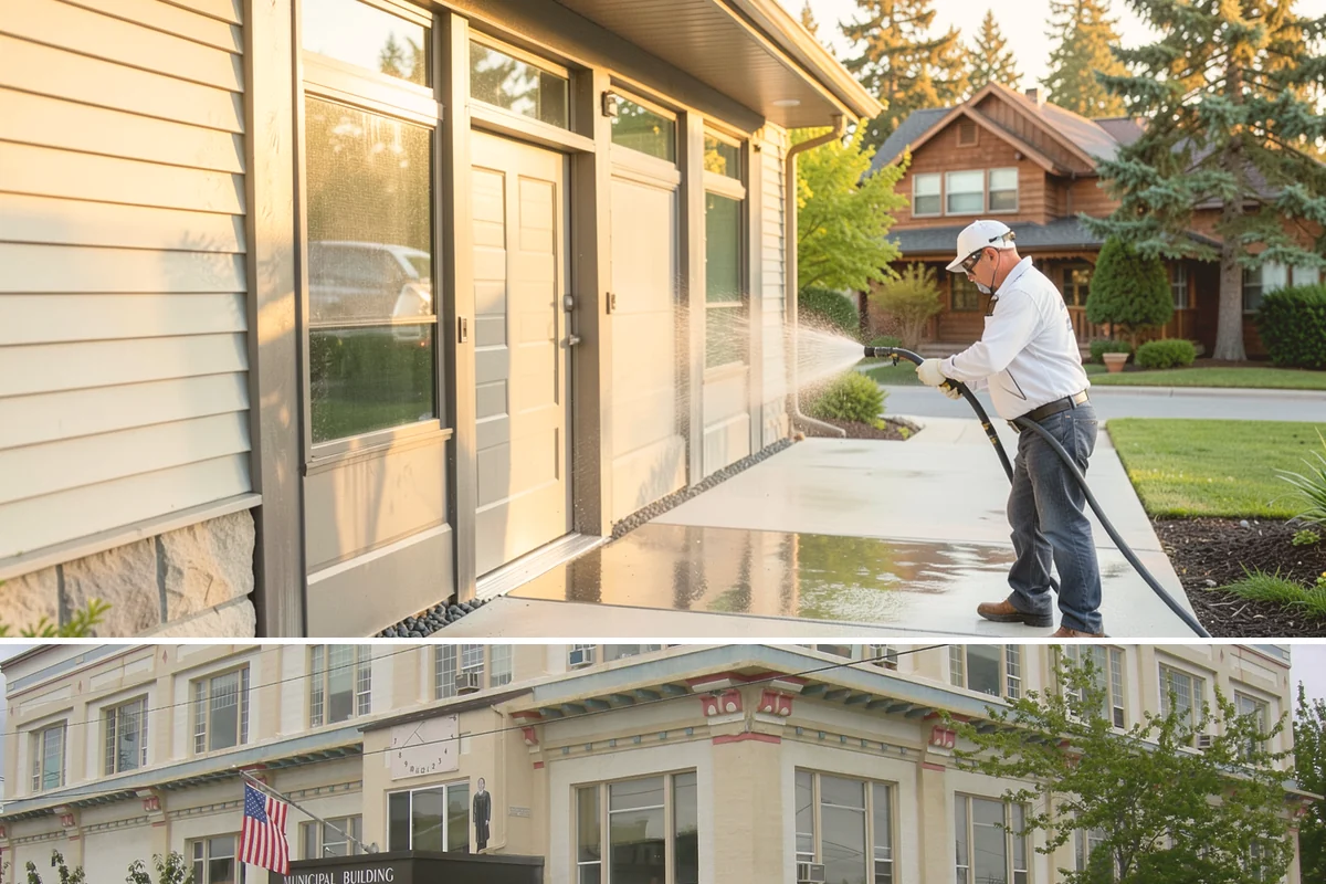 Roof Lichen Removal in Anacortes, Skagit County, WA - Treat lichen during dry summer weather so extended dwell treatments are not diluted by rain.