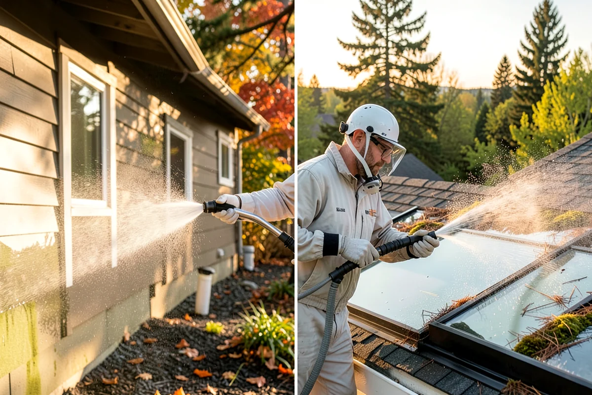 Roof Lichen Removal in Arlington, Snohomish County, WA - Locate lichen colonies and assess how deeply they are bonded