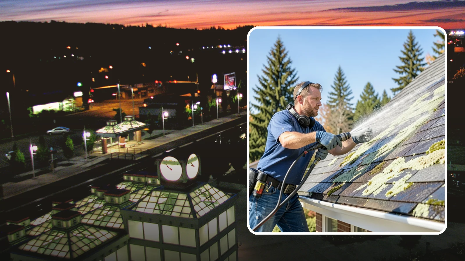Roof Lichen Removal in Auburn, King County, WA - Careful lichen removal that lifts stubborn, root-like growth from Washington roofs without tearing up the surface.