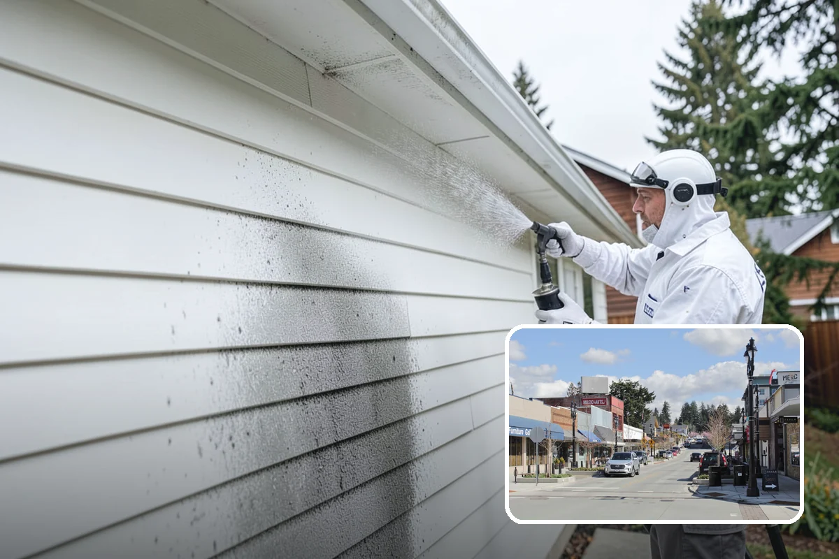Roof Lichen Removal in Bothell, King County, WA - Removes deeply anchored lichen that resists ordinary washing