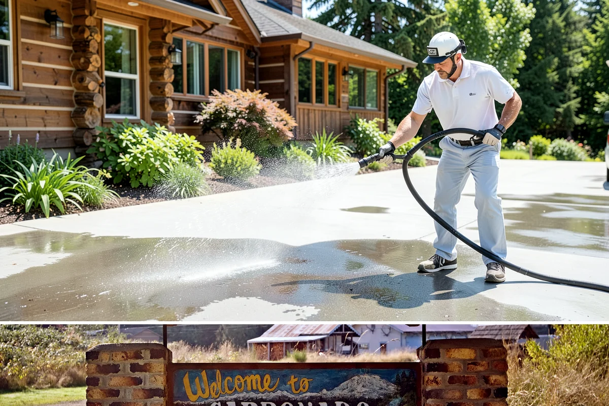 Roof Lichen Removal in Carbonado, Pierce County, WA - Treat lichen during dry summer weather so extended dwell treatments are not diluted by rain.