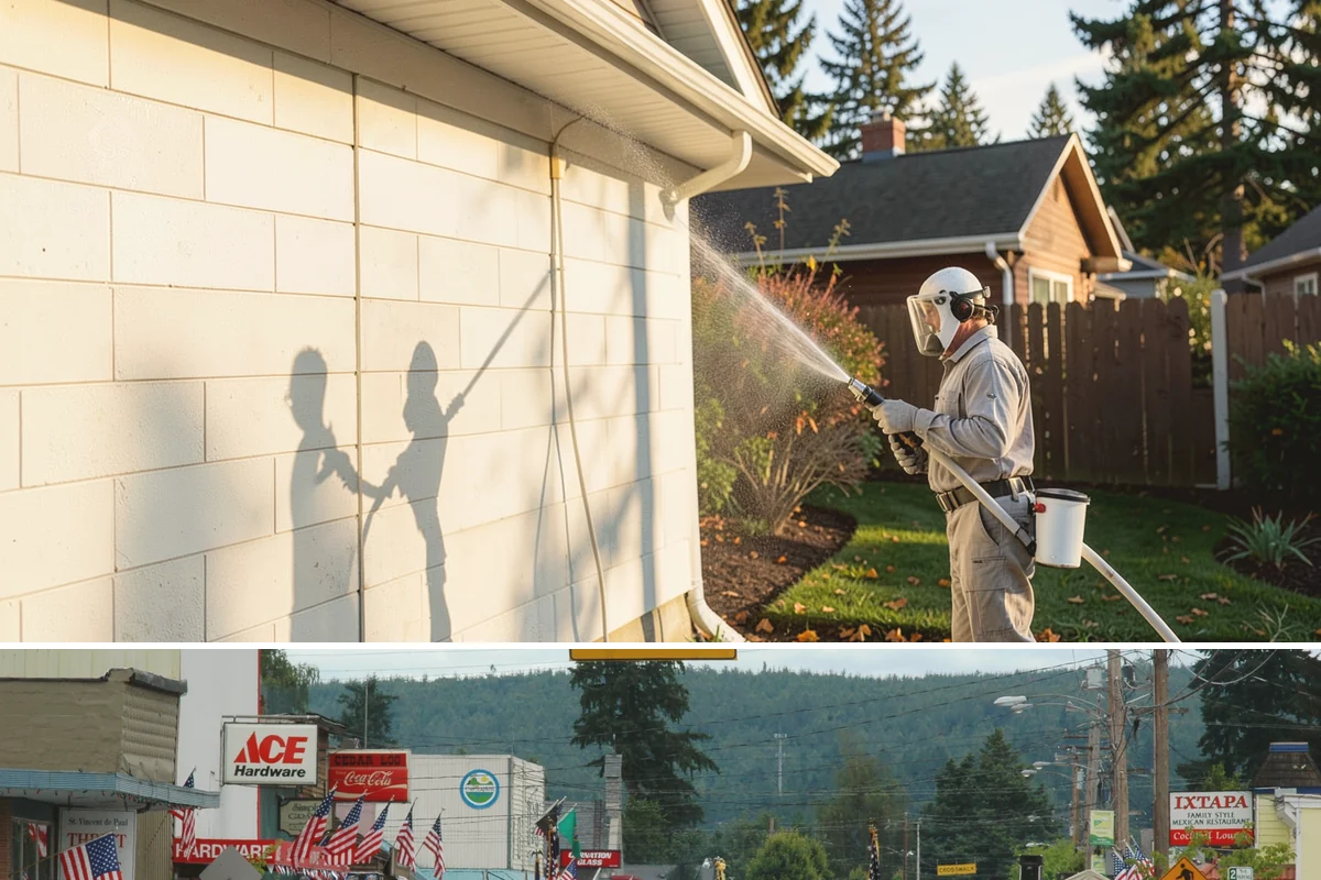 Roof Lichen Removal in Carnation, King County, WA - Treat lichen during dry summer weather so extended dwell treatments are not diluted by rain.