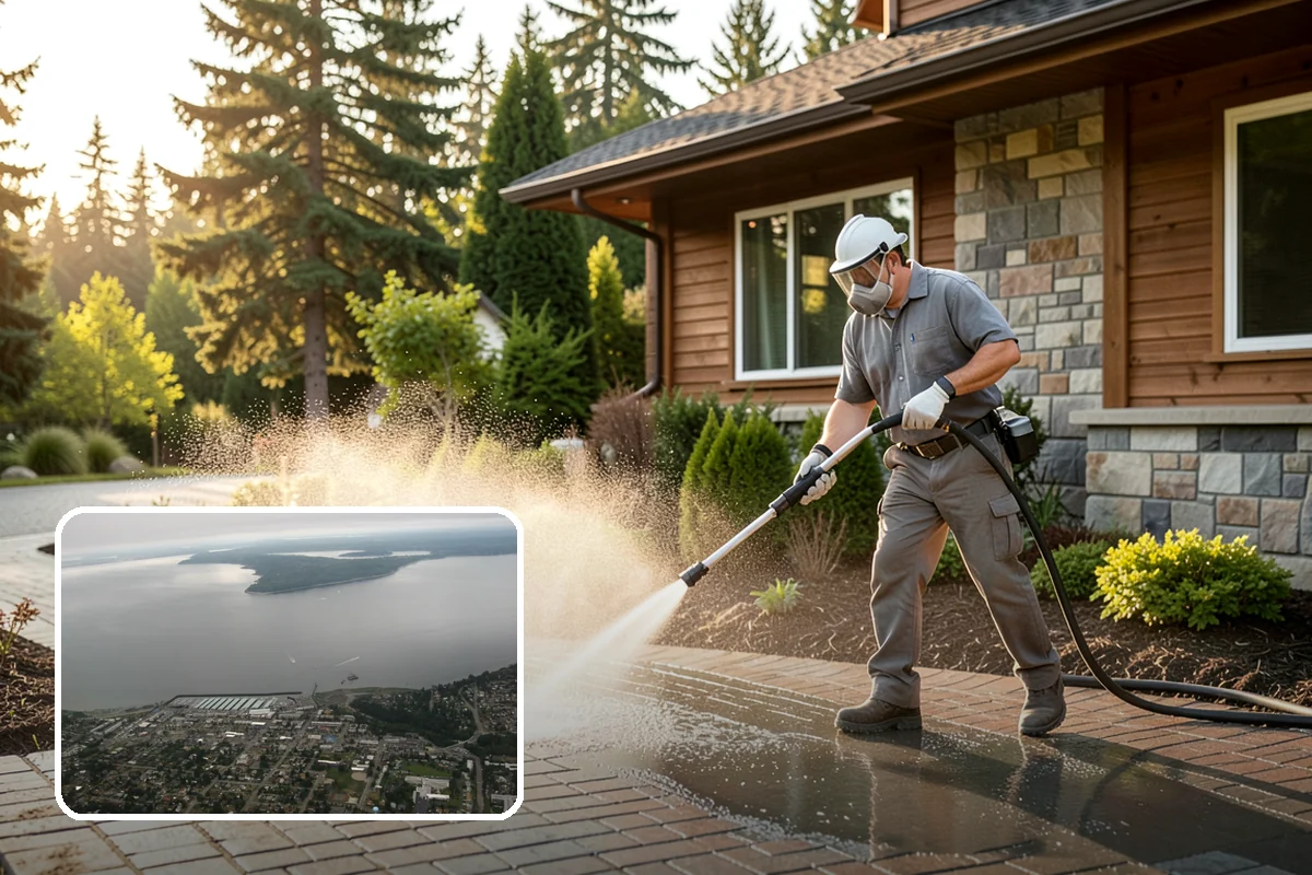 Roof Lichen Removal in Des Moines, King County, WA - Removes deeply anchored lichen that resists ordinary washing