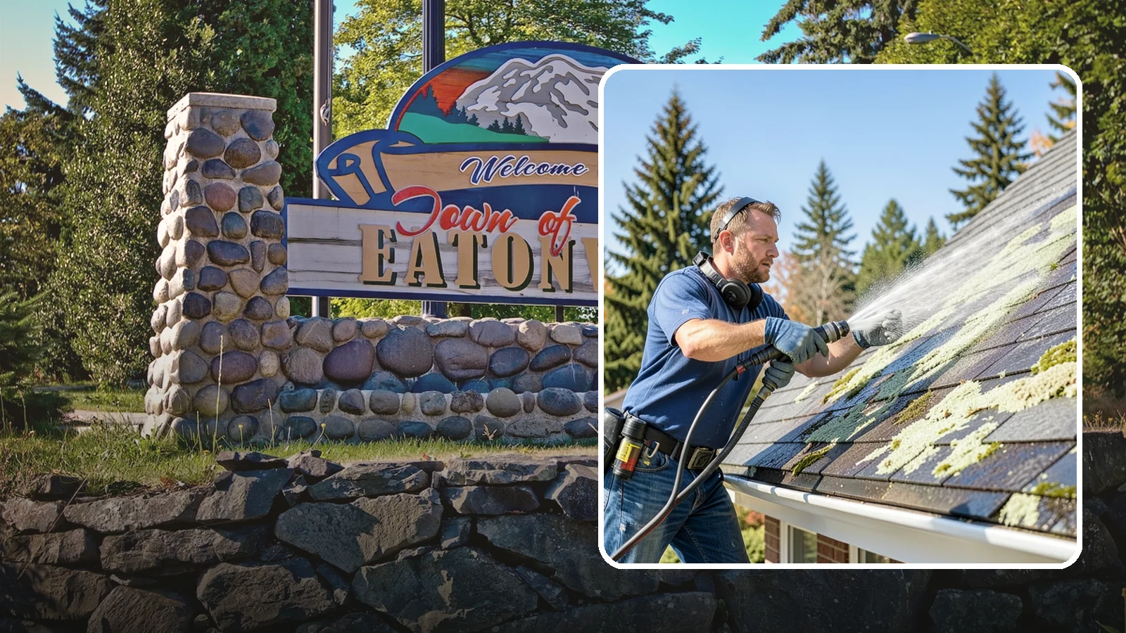Roof Lichen Removal in Eatonville, Pierce County, WA - Careful lichen removal that lifts stubborn, root-like growth from Washington roofs without tearing up the surface.