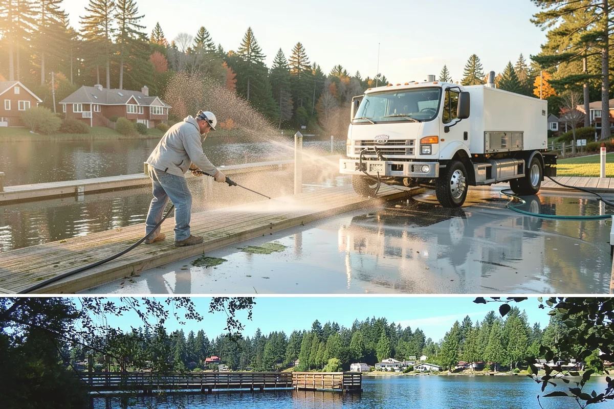 Roof Lichen Removal in Federal Way, King County, WA - Treat lichen during dry summer weather so extended dwell treatments are not diluted by rain.