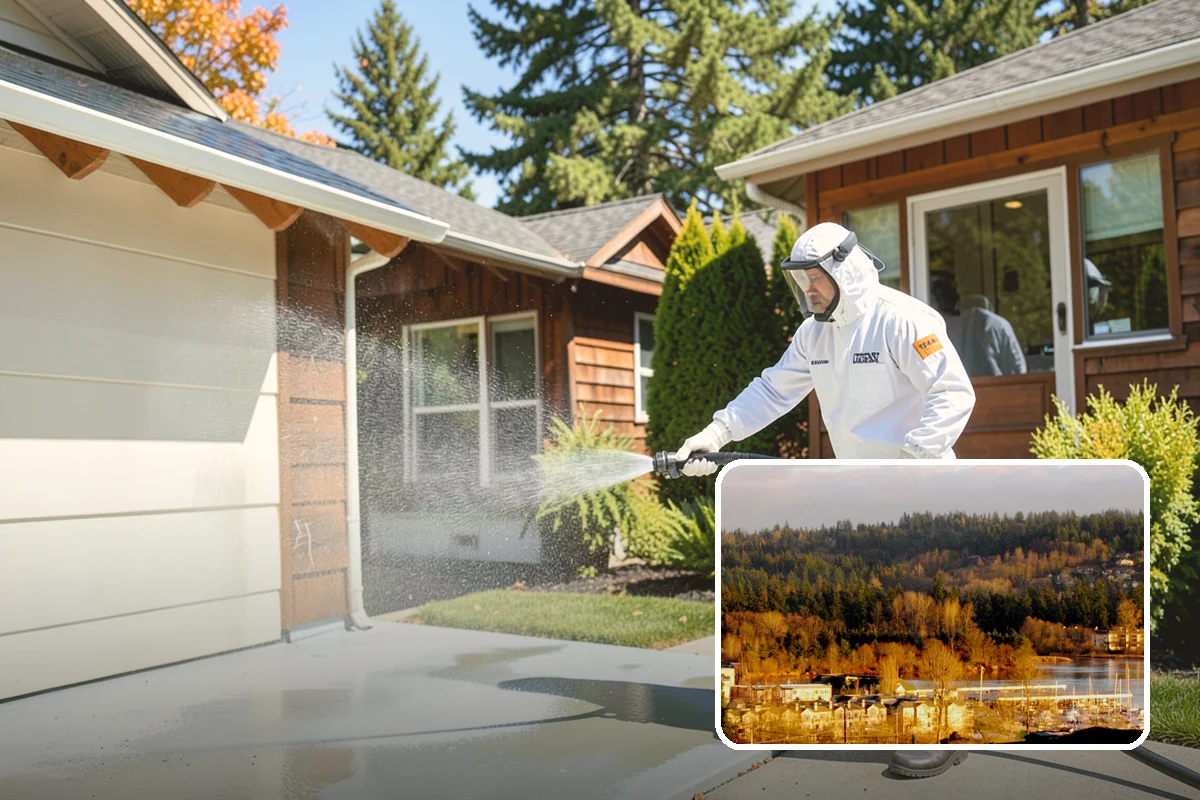 Roof Lichen Removal in Kenmore, King County, WA - Removes deeply anchored lichen that resists ordinary washing