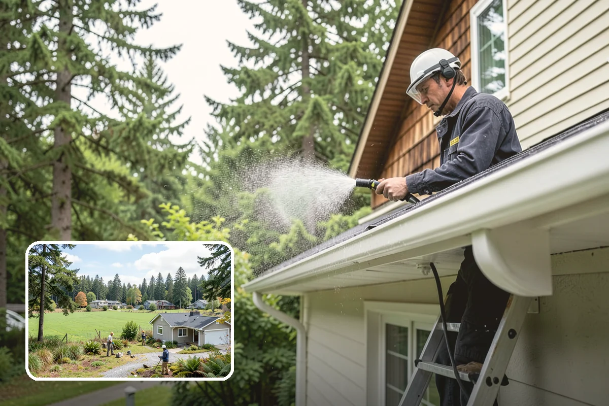 Roof Lichen Removal in Lyman, Skagit County, WA - Removes deeply anchored lichen that resists ordinary washing