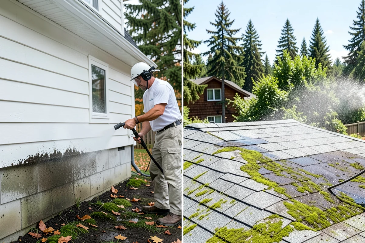 Roof Lichen Removal in Lyman, Skagit County, WA - Locate lichen colonies and assess how deeply they are bonded