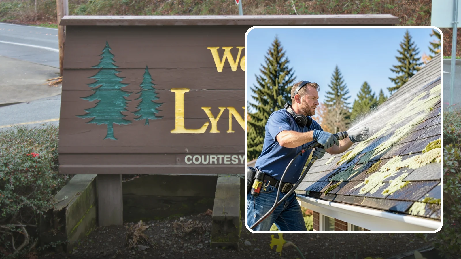 Roof Lichen Removal in Lynnwood, Snohomish County, WA - Careful lichen removal that lifts stubborn, root-like growth from Washington roofs without tearing up the surface.