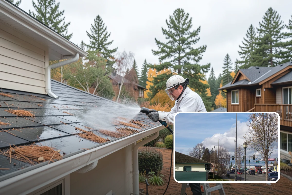 Roof Lichen Removal in Marysville, Snohomish County, WA - Removes deeply anchored lichen that resists ordinary washing
