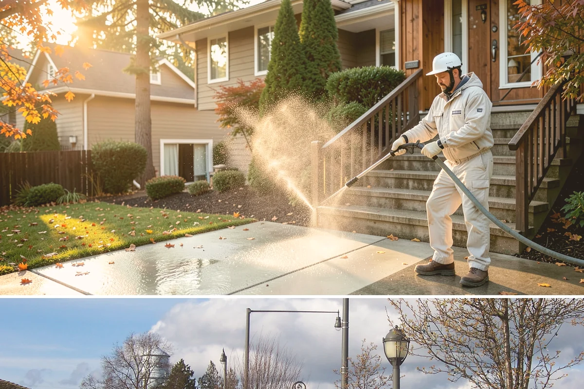 Roof Lichen Removal in Marysville, Snohomish County, WA - Treat lichen during dry summer weather so extended dwell treatments are not diluted by rain.
