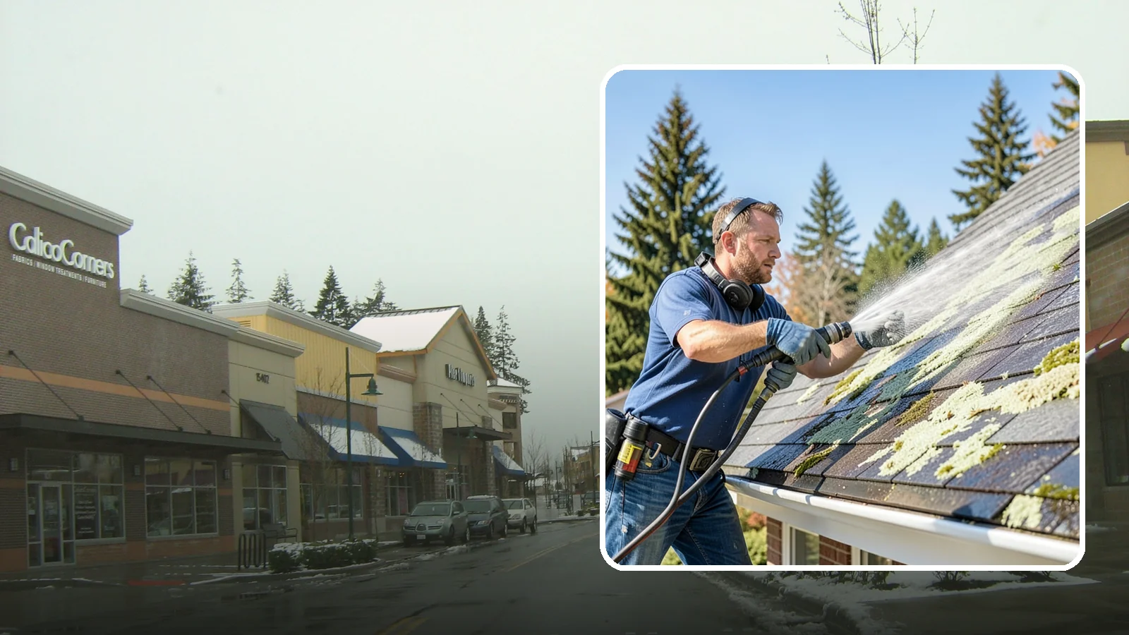 Roof Lichen Removal in Mill Creek, Snohomish County, WA - Careful lichen removal that lifts stubborn, root-like growth from Washington roofs without tearing up the surface.