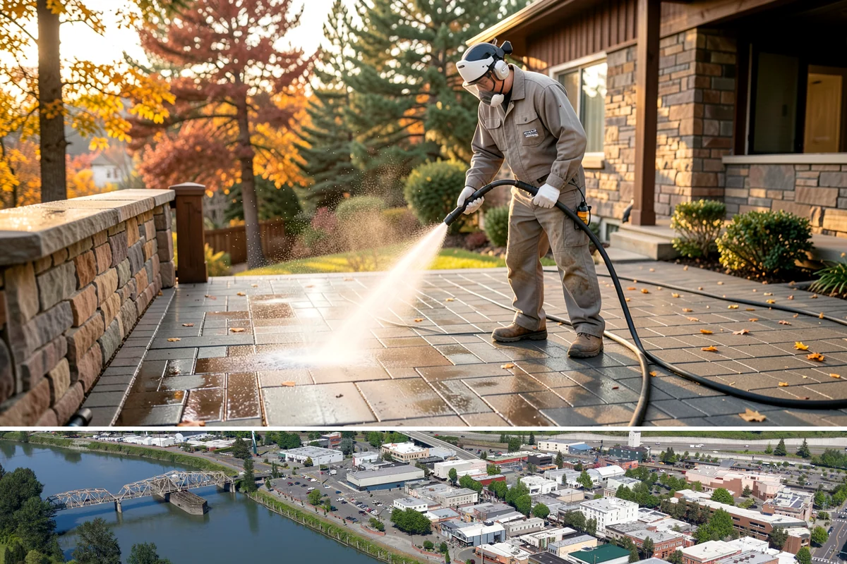 Roof Lichen Removal in Mount Vernon, Skagit County, WA - Treat lichen during dry summer weather so extended dwell treatments are not diluted by rain.