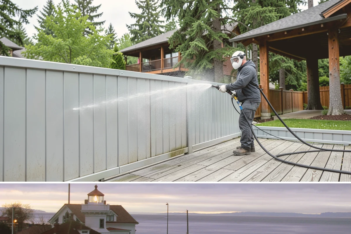 Roof Lichen Removal in Mukilteo, Snohomish County, WA - Treat lichen during dry summer weather so extended dwell treatments are not diluted by rain.