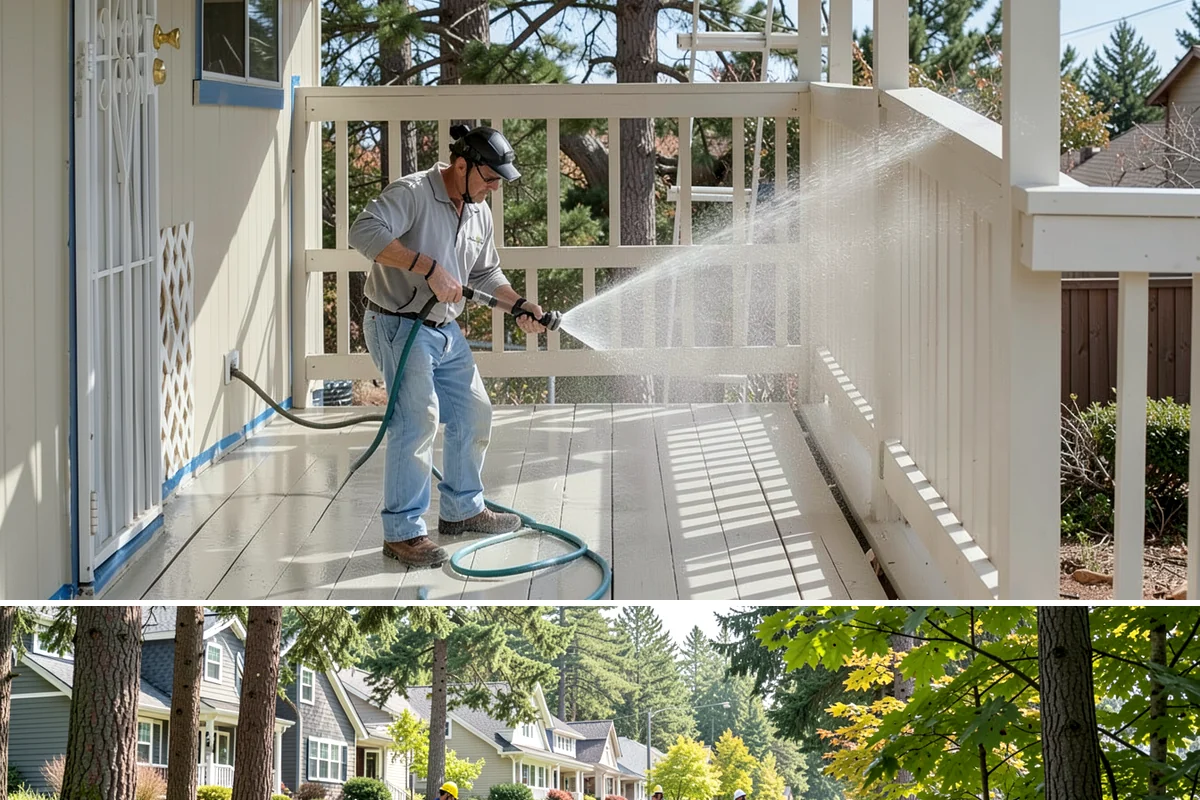 Roof Lichen Removal in Normandy Park, King County, WA - Treat lichen during dry summer weather so extended dwell treatments are not diluted by rain.