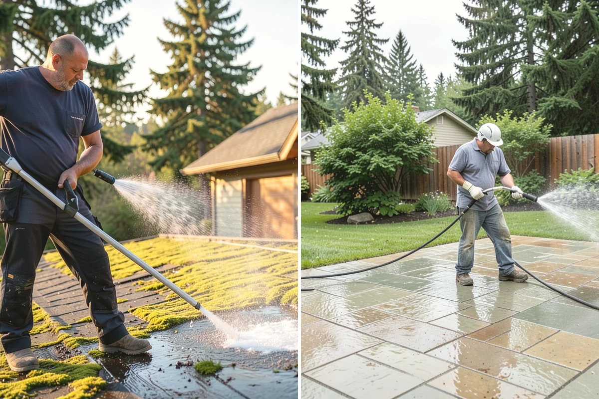 Roof Lichen Removal in North Bend, King County, WA - Locate lichen colonies and assess how deeply they are bonded