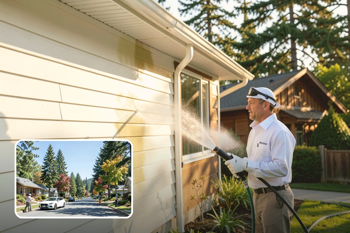 Roof Lichen Removal in Orting, Pierce County, WA - Removes deeply anchored lichen that resists ordinary washing
