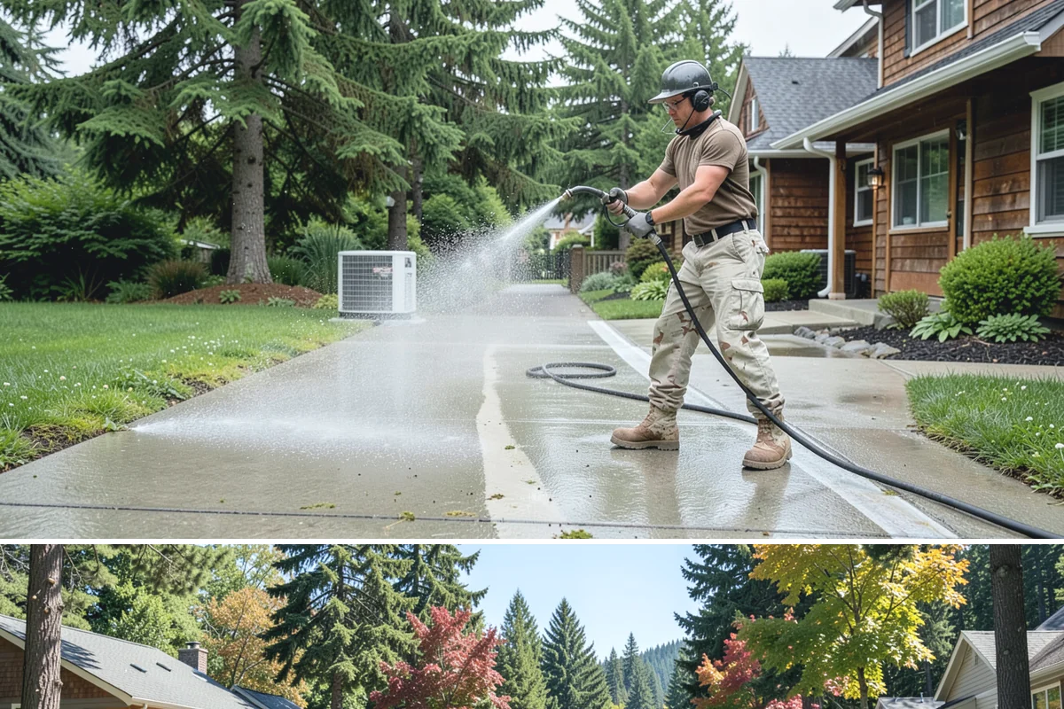 Roof Lichen Removal in Orting, Pierce County, WA - Treat lichen during dry summer weather so extended dwell treatments are not diluted by rain.