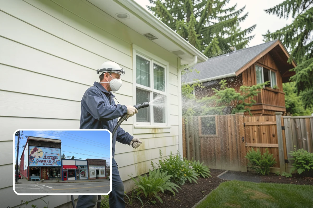 Roof Lichen Removal in Ruston, Pierce County, WA - Removes deeply anchored lichen that resists ordinary washing