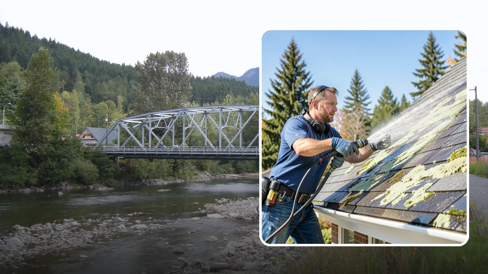 Roof Lichen Removal in Skykomish, King County, WA - Careful lichen removal that lifts stubborn, root-like growth from Washington roofs without tearing up the surface.