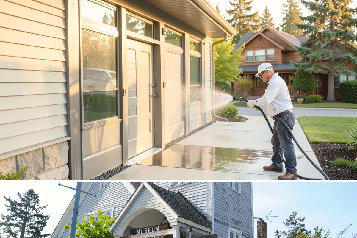 Roof Lichen Removal in Steilacoom, Pierce County, WA - Treat lichen during dry summer weather so extended dwell treatments are not diluted by rain.