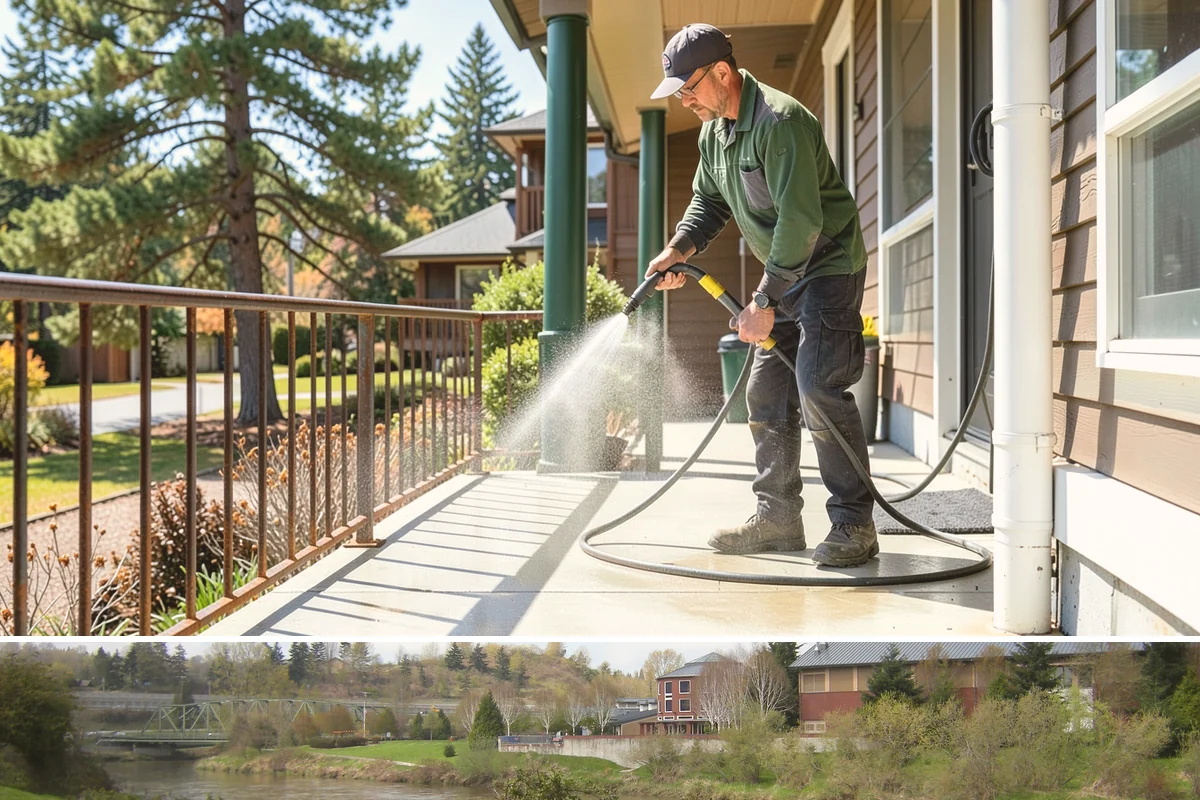 Roof Lichen Removal in Tukwila, King County, WA - Treat lichen during dry summer weather so extended dwell treatments are not diluted by rain.