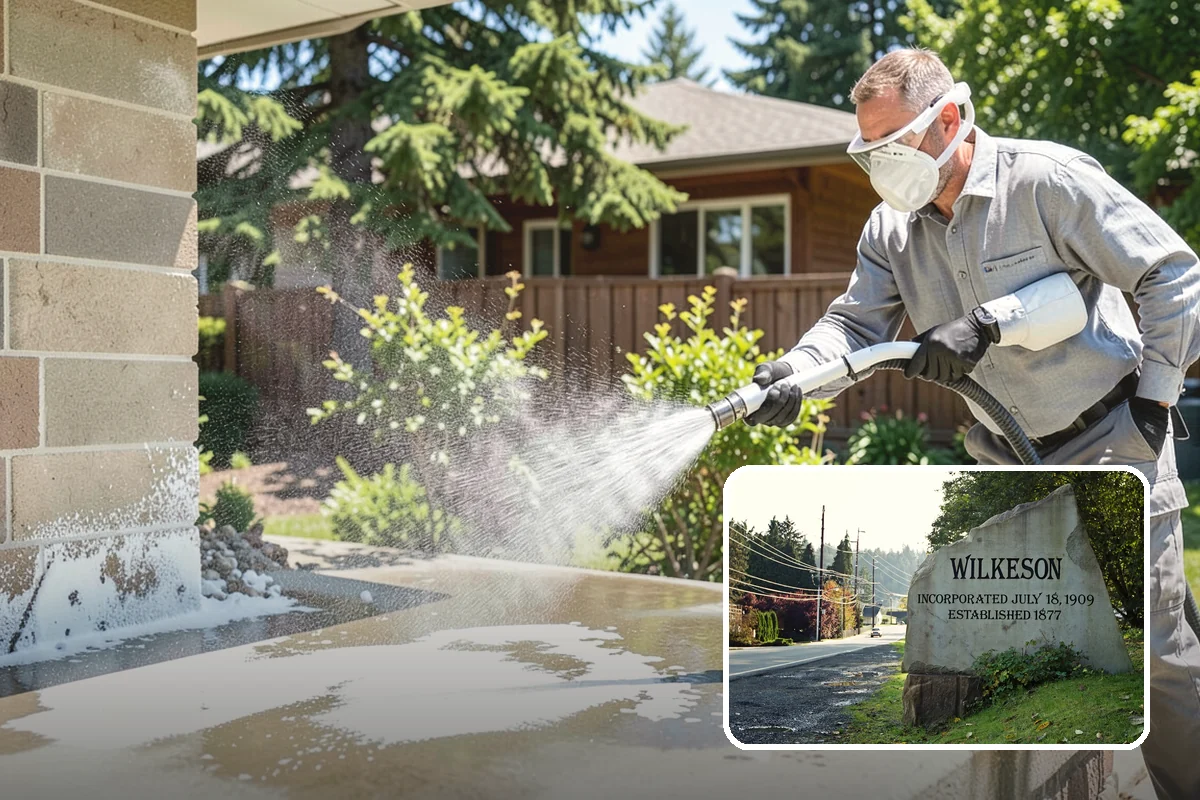 Roof Lichen Removal in Wilkeson, Pierce County, WA - Removes deeply anchored lichen that resists ordinary washing
