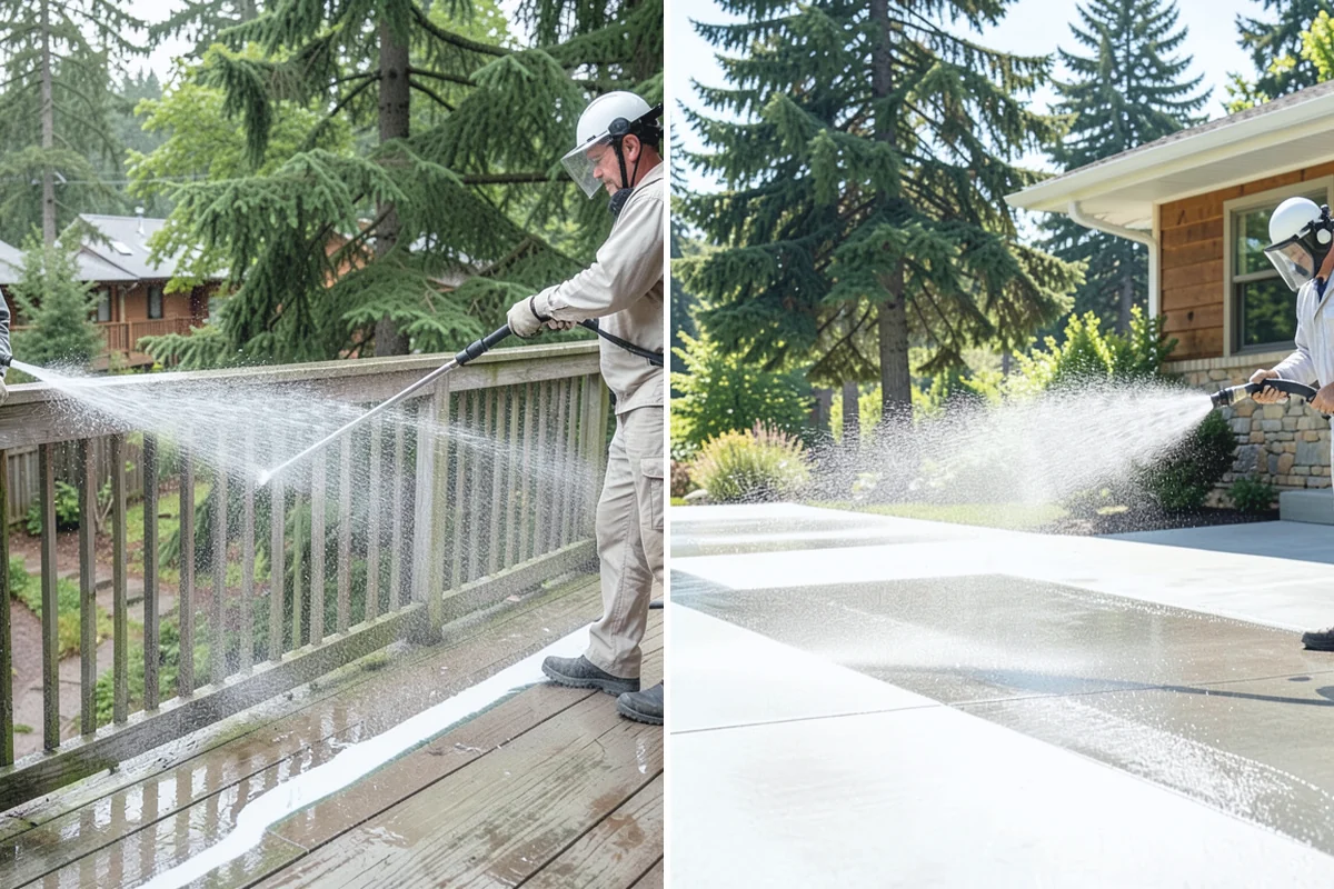 Roof Lichen Removal in Woodinville, King County, WA - Locate lichen colonies and assess how deeply they are bonded