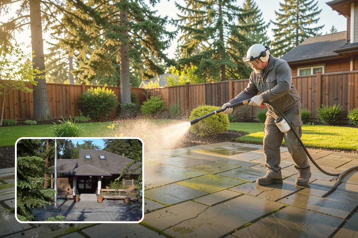 Roof Lichen Removal in Yarrow Point, King County, WA - Removes deeply anchored lichen that resists ordinary washing
