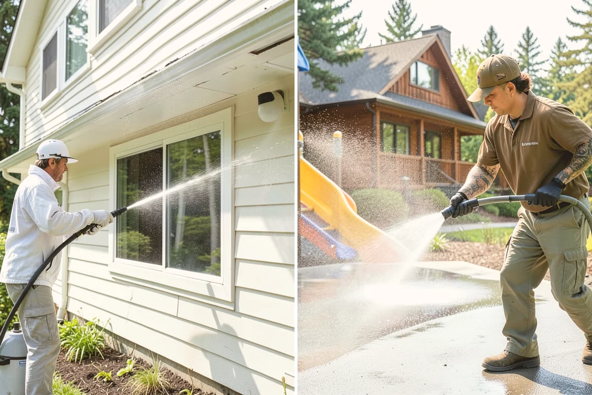 Roof Maintenance Cleaning in Algona, King County, WA - Inspect the roof for new growth, debris, and wear