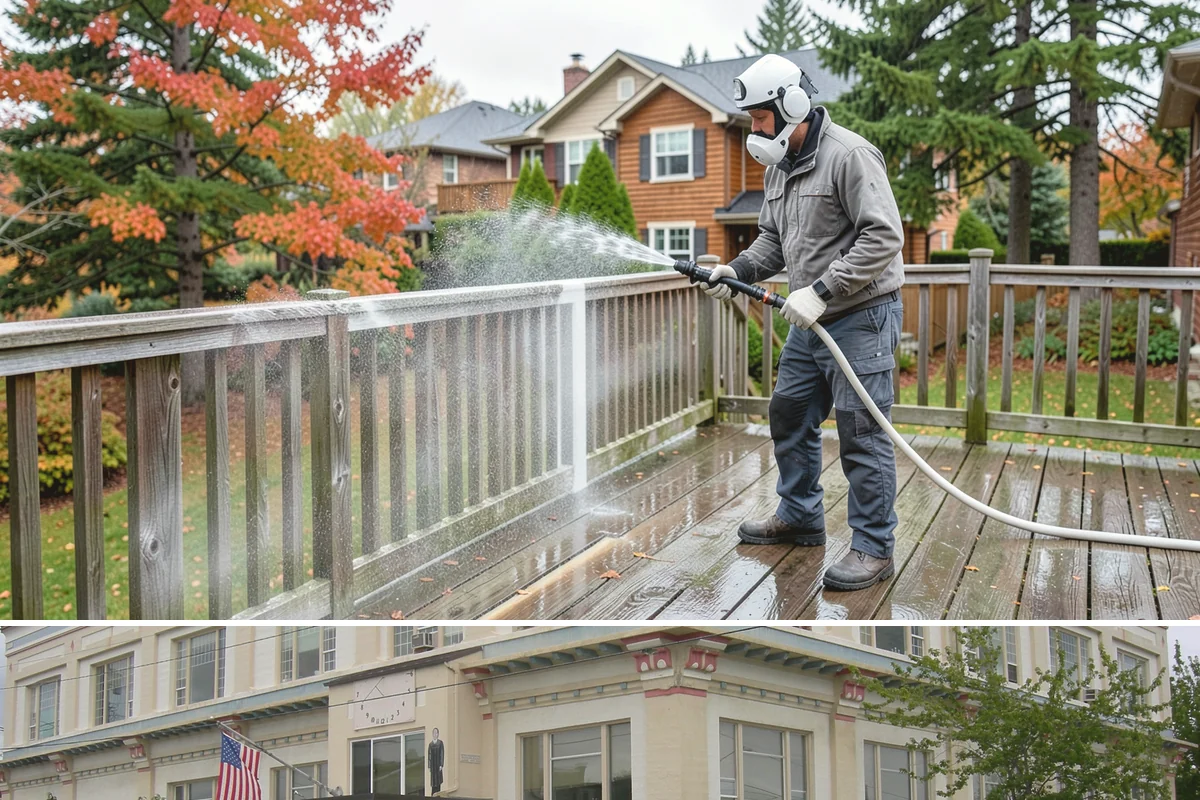 Roof Maintenance Cleaning in Anacortes, Skagit County, WA - Twice-yearly visits in spring and fall keep the roof ahead of the region's relentless growth cycle.