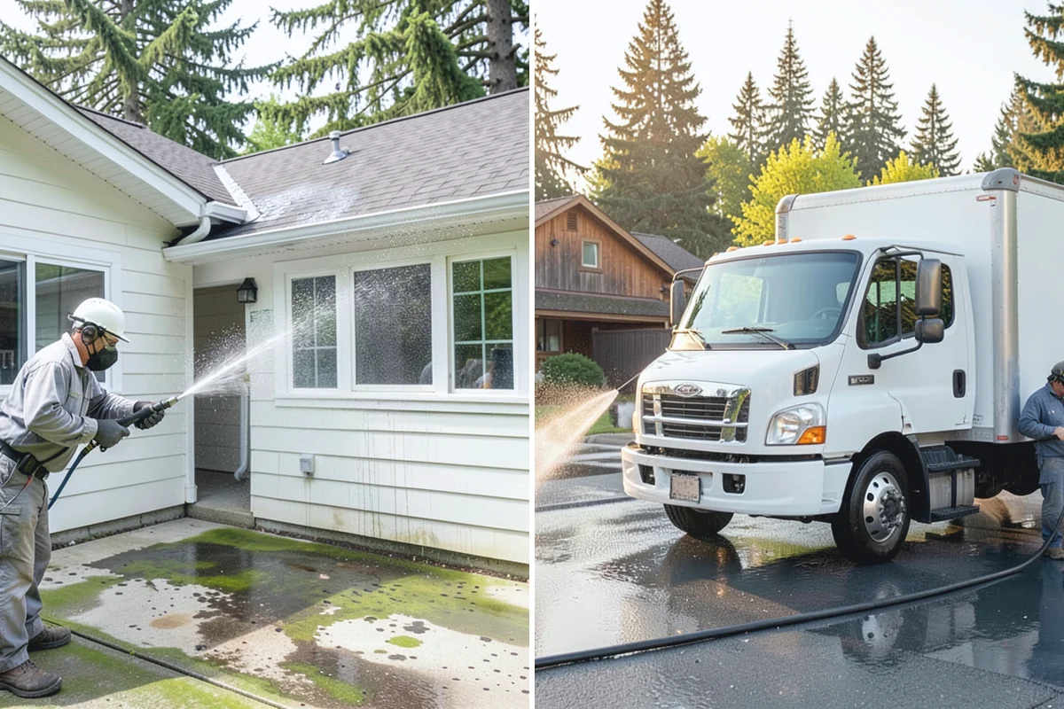 Roof Maintenance Cleaning in Auburn, King County, WA - Inspect the roof for new growth, debris, and wear