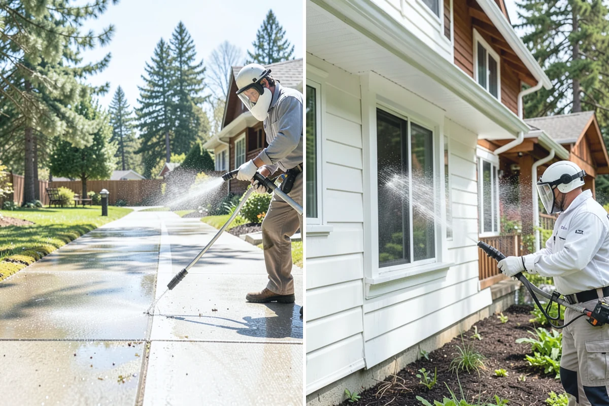 Roof Maintenance Cleaning in Beaux Arts Village, King County, WA - Inspect the roof for new growth, debris, and wear