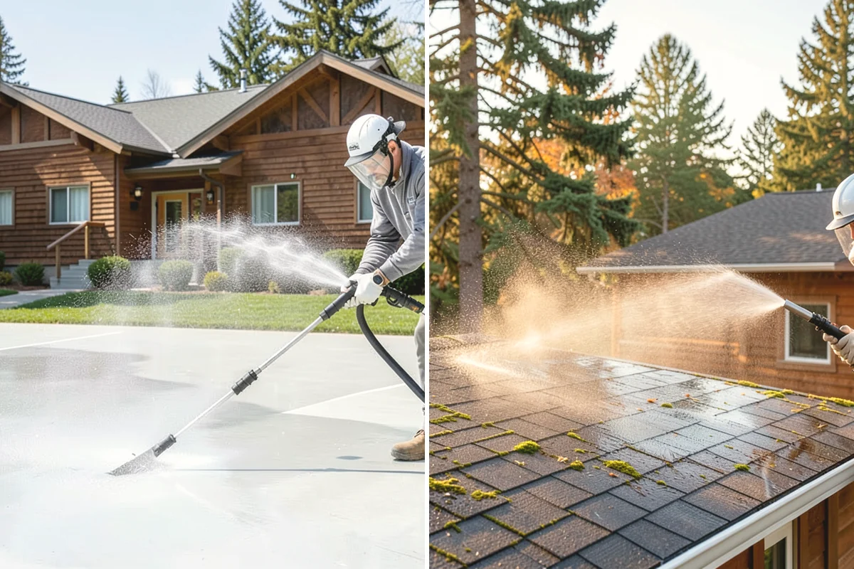 Roof Maintenance Cleaning in Burlington, Skagit County, WA - Inspect the roof for new growth, debris, and wear