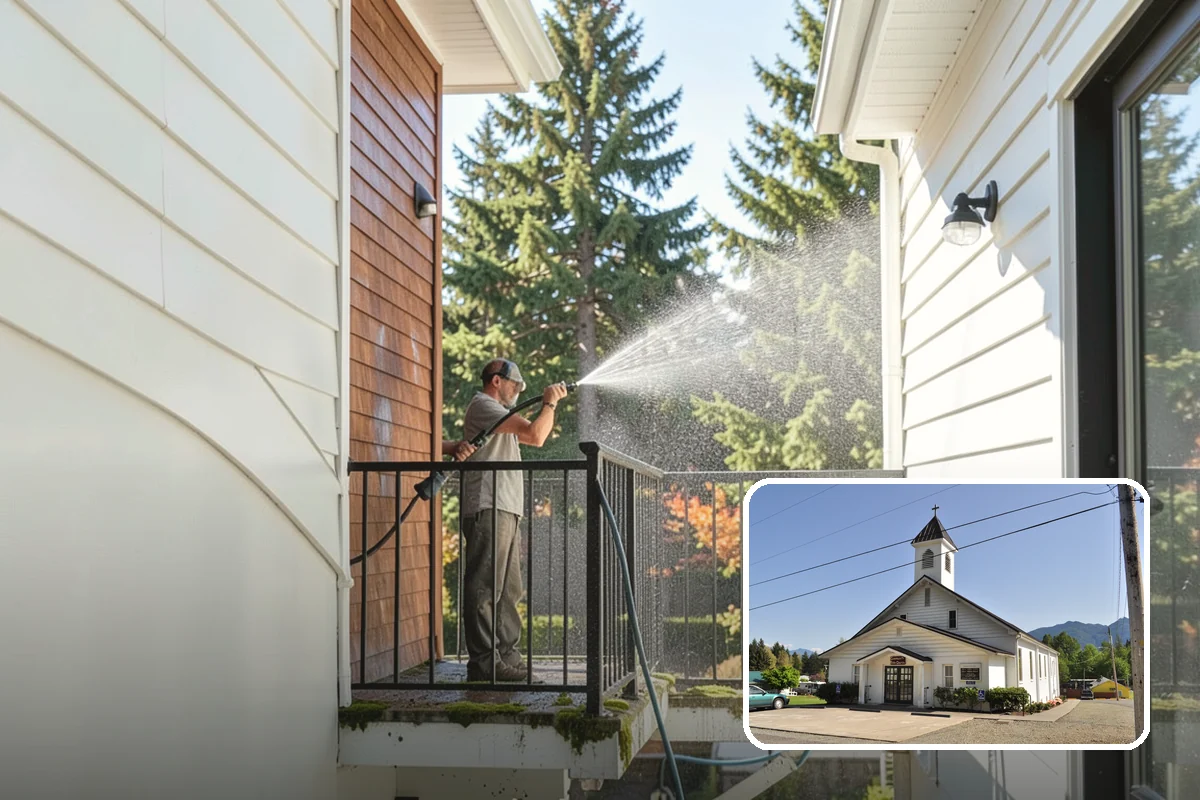 Roof Maintenance Cleaning in Concrete, Skagit County, WA - Keeps moss and algae from re-establishing between deep cleans