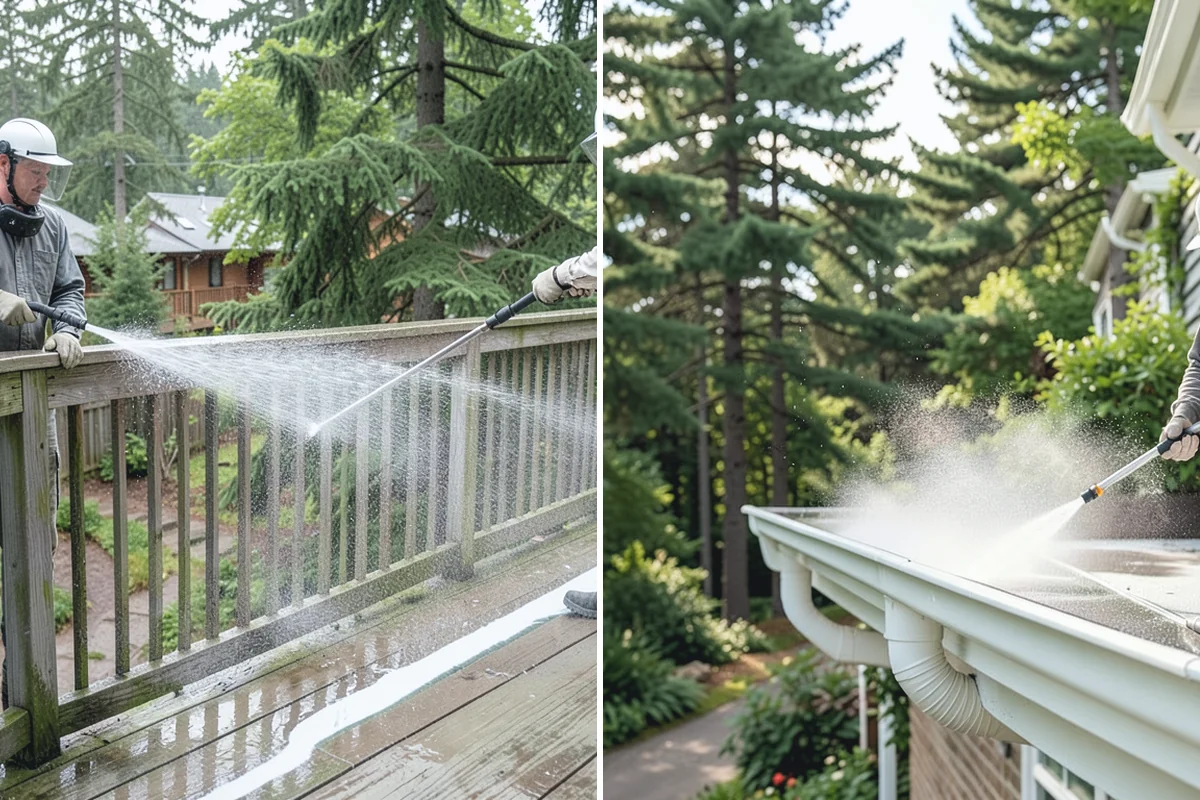 Roof Maintenance Cleaning in Coupeville, Island County, WA - Inspect the roof for new growth, debris, and wear